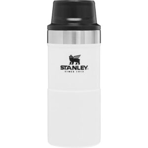 Stanley 470ml Classic Trigger-action Travel Mug Blanco,Negro