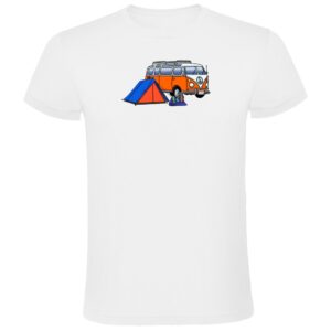Kruskis Hippie Van Trek Short Sleeve T-shirt Blanco 2XL Hombre