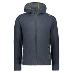Cmp Jacket 38e2467 Hooded Fleece Negro 4XL Hombre