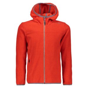 Cmp Jacket 38h2135 Hooded Fleece Rojo 3 Years