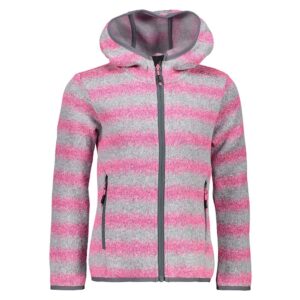Cmp 39h0955 Jacket Hooded Fleece Gris,Rosa 3 Years
