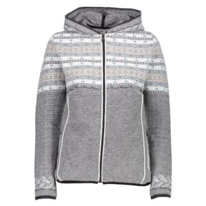 Cmp Fixed Hood 39j3336 Jacket Gris 2XS Mujer