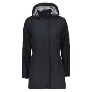 Cmp 39x6646 Rain Button Jacket Negro 2XS Mujer