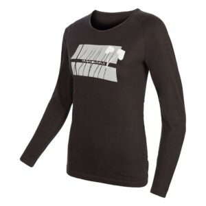 Trangoworld Crep Long Sleeve T-shirt Negro S Mujer