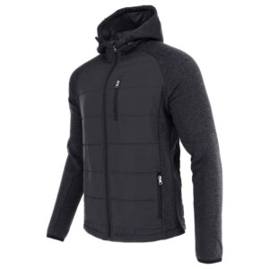 Joluvi Nebula Hooded Fleece Negro 2XL Hombre