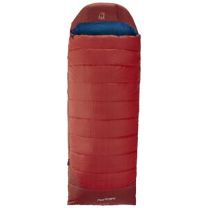 Nordisk Puk +10ºc Blanket Sleeping Bag Rojo Long / Left Zipper