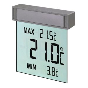 Tfa Dostmann 30.1025 Digit Window Thermometer Gris