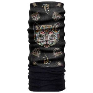 Matt Polartec Microfiber Neckwarmer Negro  Hombre
