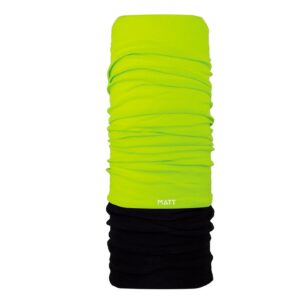 Matt Polartec Microfiber Neck Warmer Amarillo Hombre
