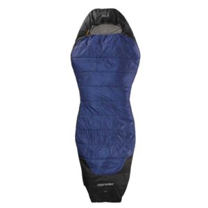 Nordisk Puk +10ºc Sleeping Bag Azul Short / Left Zipper