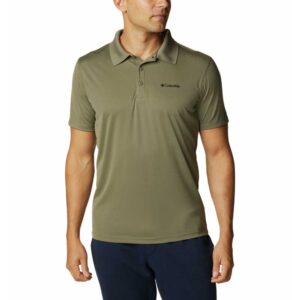 Columbia Zero Rules Short Sleeve Polo Shirt Verde 2XL Hombre
