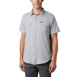 Columbia Utilizer Ii Solid Short Sleeve Shirt Gris L Hombre