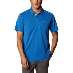 Columbia Nelson Point Short Sleeve Polo Shirt Azul M Hombre