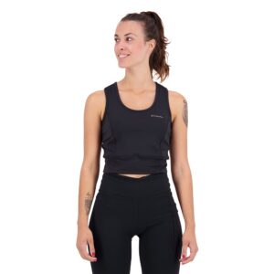 Columbia Windgates Ii Cropped Sleeveless T-shirt Negro XL Mujer