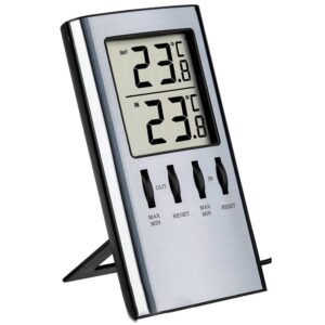 Tfa Dostmann 30.1027 Electronic Maximum/minimum Thermometer Plateado