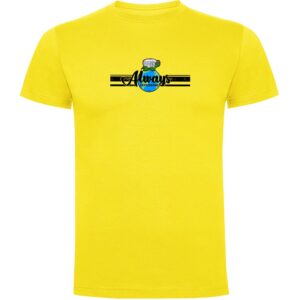 Kruskis Always Exploring Short Sleeve T-shirt Amarillo L Hombre