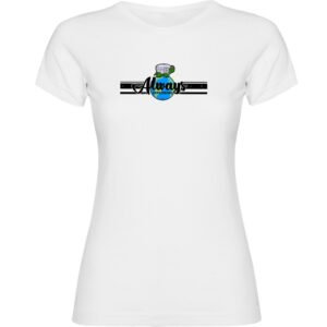 Kruskis Always Exploring Short Sleeve T-shirt Blanco M Mujer