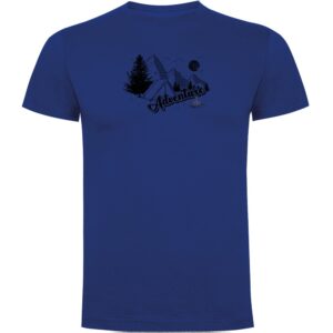Kruskis Adventure Short Sleeve T-shirt Azul M Hombre