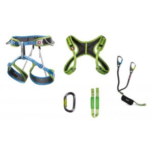 Ocun Via Ferrata Webee+chest Verde,Azul XL