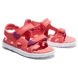 Timberland Perkins Row 2 Strap Youth Sandals Rojo EU 33