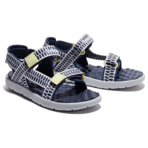 Timberland Perkins Row Webbing Youth Sandals Azul EU 33