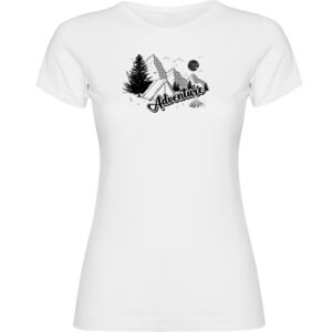 Kruskis Adventure Short Sleeve T-shirt Blanco M Mujer