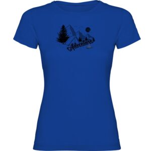 Kruskis Adventure Short Sleeve T-shirt Azul 2XL Mujer