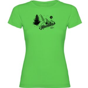 Kruskis Adventure Short Sleeve T-shirt Verde 2XL Mujer