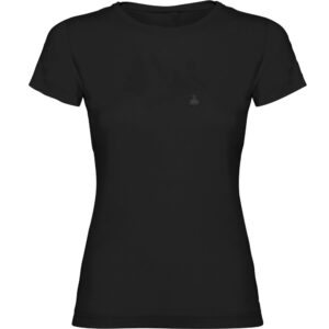 Kruskis Adventure Short Sleeve T-shirt Negro M Mujer