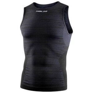 Nalini Seamless Sleeveless Base Layer Negro S-M Hombre