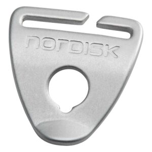 Nordisk Aluminium Helmet Slider 25 Mm 6 Units Plateado