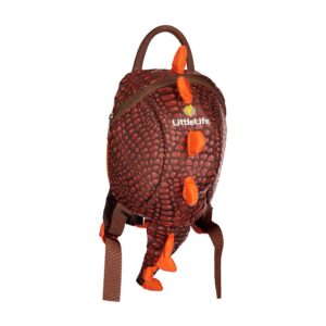 Littlelife Dinosaur 2l Backpack Rojo,Marrón