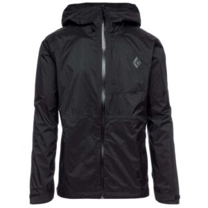 Black Diamond Treeline Rain Jacket Negro S Hombre