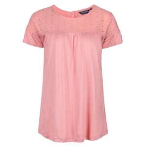 Regatta Abitha Short Sleeve T-shirt Rosa 10 Mujer