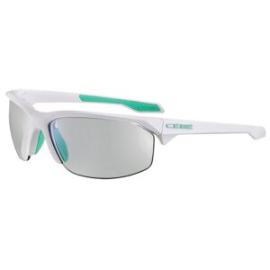 Cebe Wild 2.0 W/interchangeable Lenses Photochromic Sunglasses Blanco Zone Vario Grey Blue/CAT0-3 + Zone Clear/CAT0