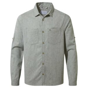 Craghoppers Nosibotanical Villar Long Sleeve Shirt Verde XL Hombre