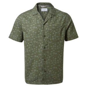 Craghoppers Nosibotanical Pasport Short Sleeve Shirt Verde M Hombre