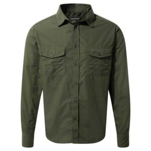 Craghoppers Kiwi Long Sleeve Shirt Verde 2XL Hombre