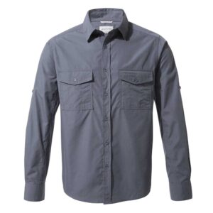 Craghoppers Kiwi Long Sleeve Shirt Azul M Hombre
