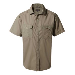 Craghoppers Kiwi Short Sleeve Shirt Beige L Hombre