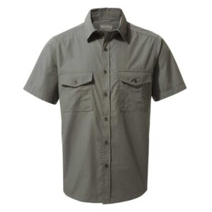 Craghoppers Kiwi Short Sleeve Shirt Gris 2XL Hombre