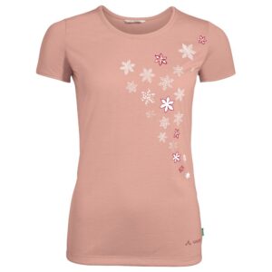 Vaude Skomer Print Short Sleeve T-shirt Rosa 36 Mujer
