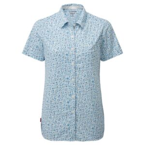 Craghoppers Nosilife Tayma Short Sleeve Shirt Azul 10 Mujer
