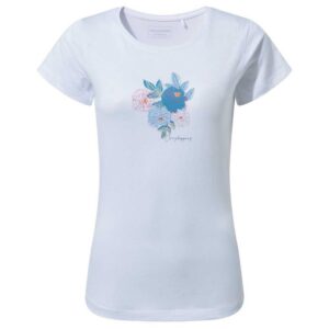 Craghoppers Miri Short Sleeve T-shirt Blanco 10 Mujer
