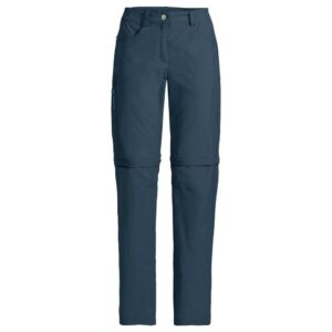 Vaude Farley Zip Off V Short Pants Azul 38 Mujer