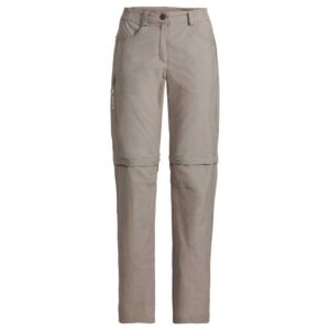 Vaude Farley Zip Off V Short Pants Beige 48 Mujer
