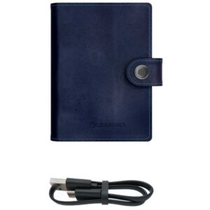 Led Lenser Leather Wallet With Lantern 150 Lumens Azul