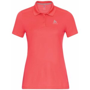 Odlo F-dry Short Sleeve Polo Shirt Rosa M Mujer