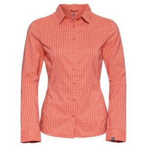 Odlo Kumano Check Long Sleeve Shirt Naranja XS Mujer