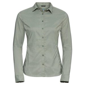 Odlo Kumano Check Long Sleeve Shirt Gris XS Mujer